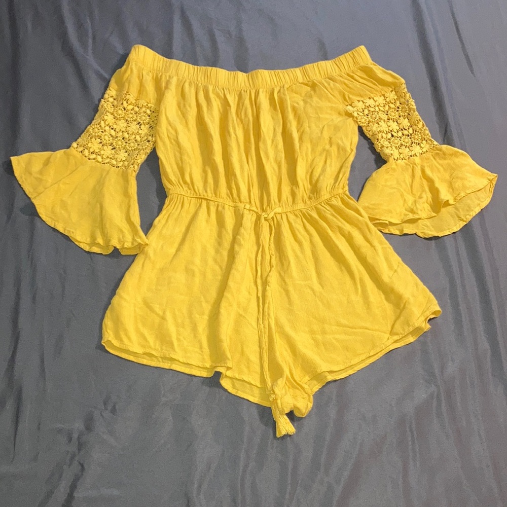 Yellow romper